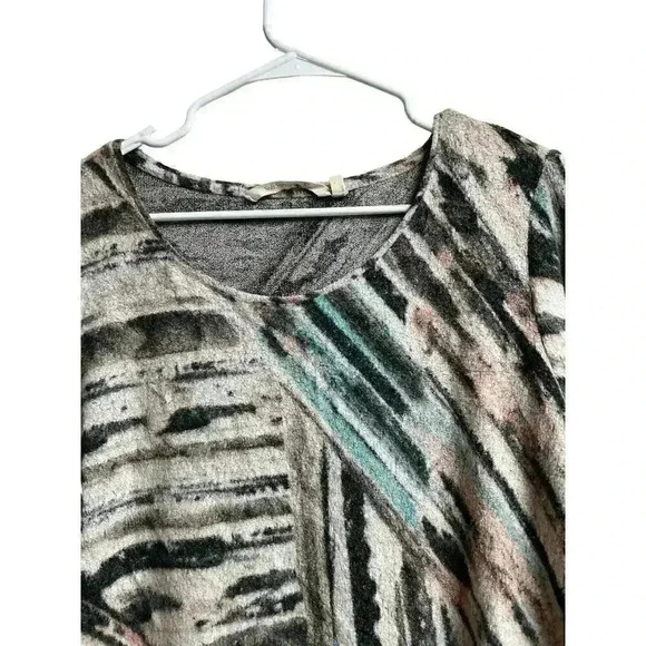 Soft Surroundings Daybreak Women's Top Long Sleeve Stripe Knit Multicolor Medium - Picture 6 of 9
